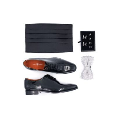 Parmar Tailors Tuxedo Set With Shoes Full